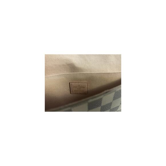 Louis Vuitton Pochette Félicie Damier Azur Canvas with Pink Interior - Picture 5 of 5